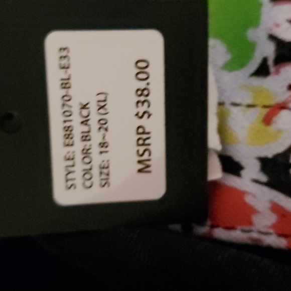 NWOT ENCRYPTED black graffiti jean jacket - Picture 3 of 6